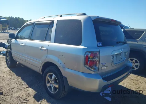 2006 Honda Pilot Ex-L из США, поврежденный, VIN 5FNYF28536B011100